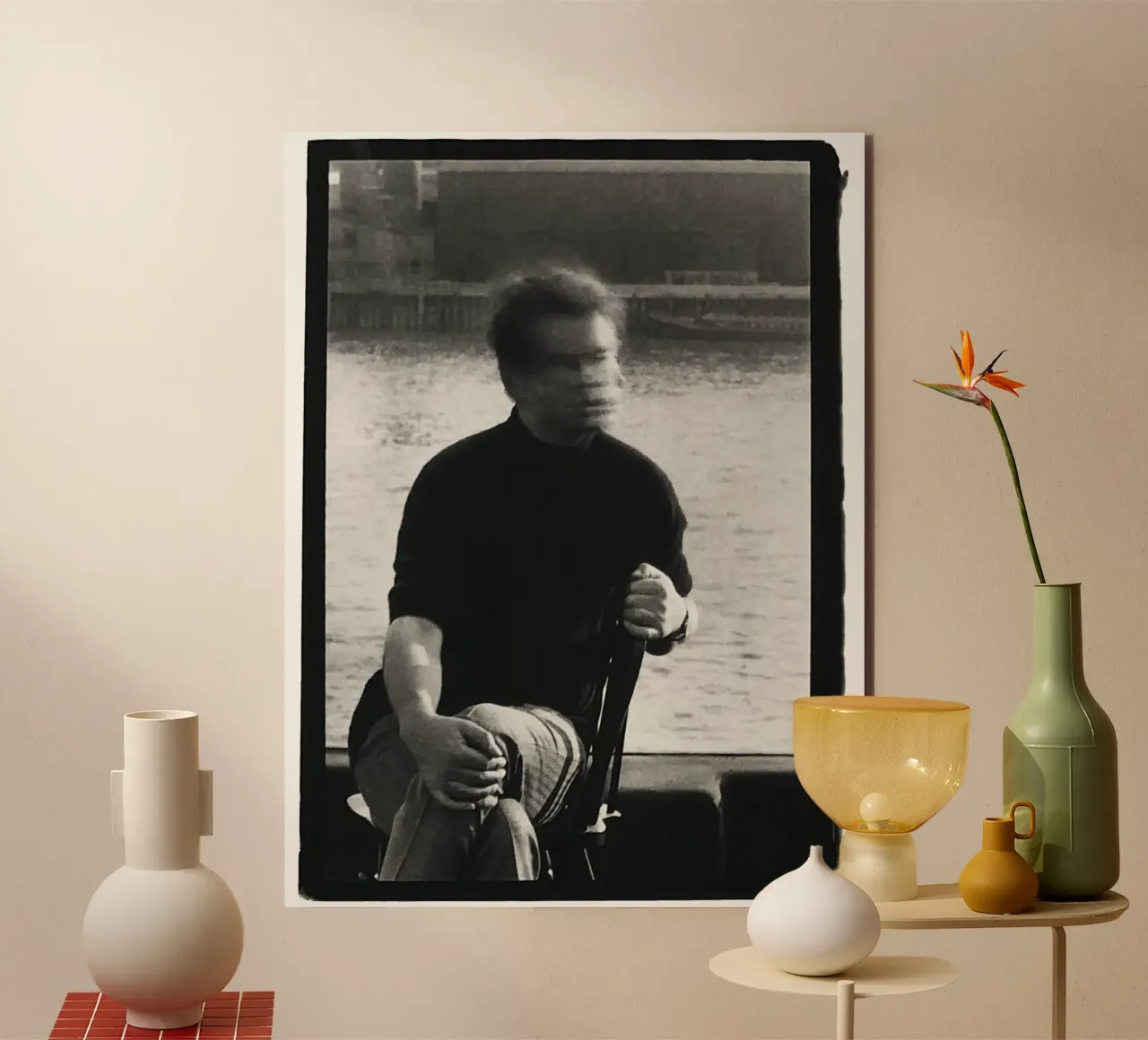 Ritratto Peter Beard alluminio dibond da Collins Shop