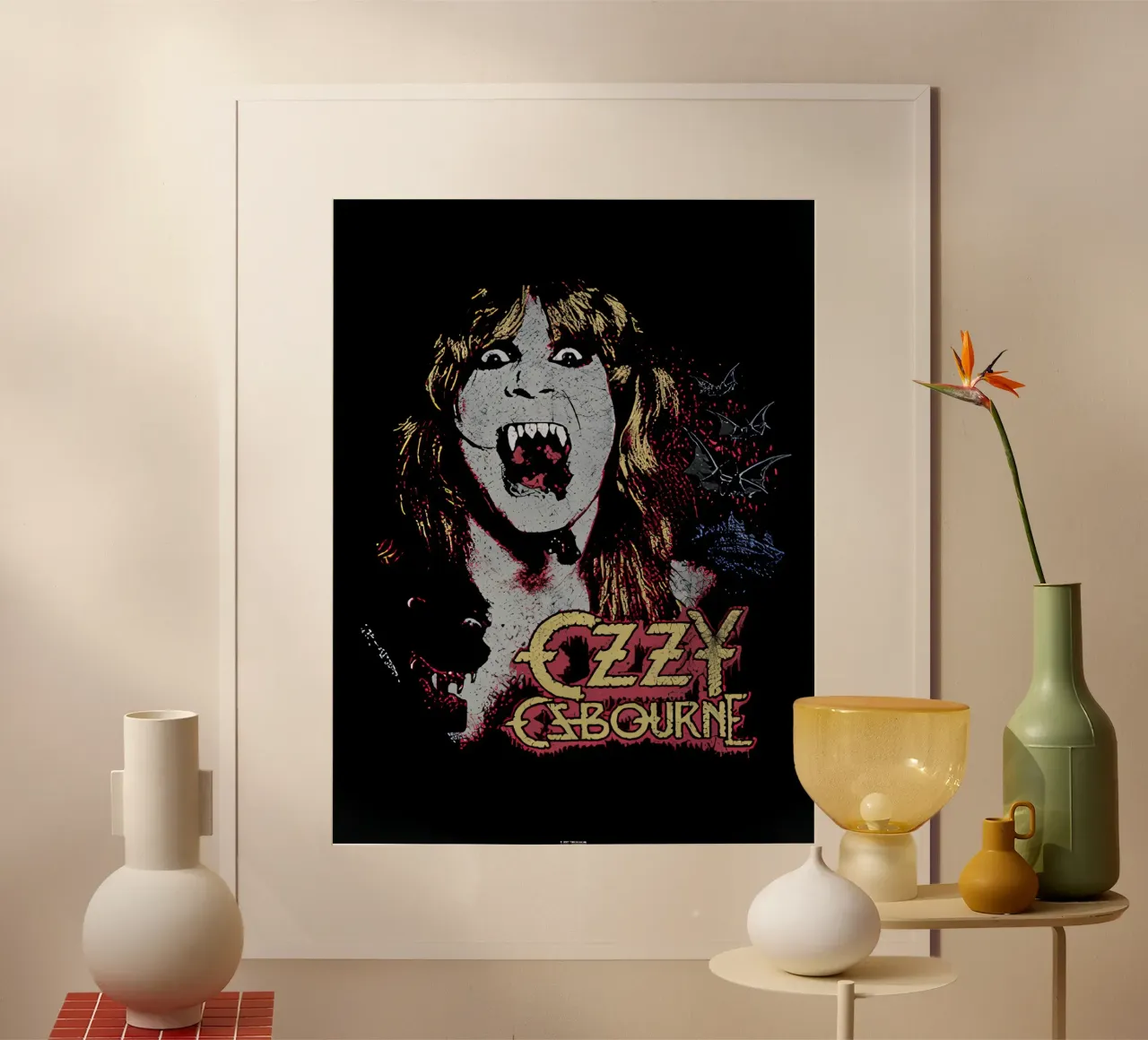 Ozzy Osbourne carta hahnemühle da rock music