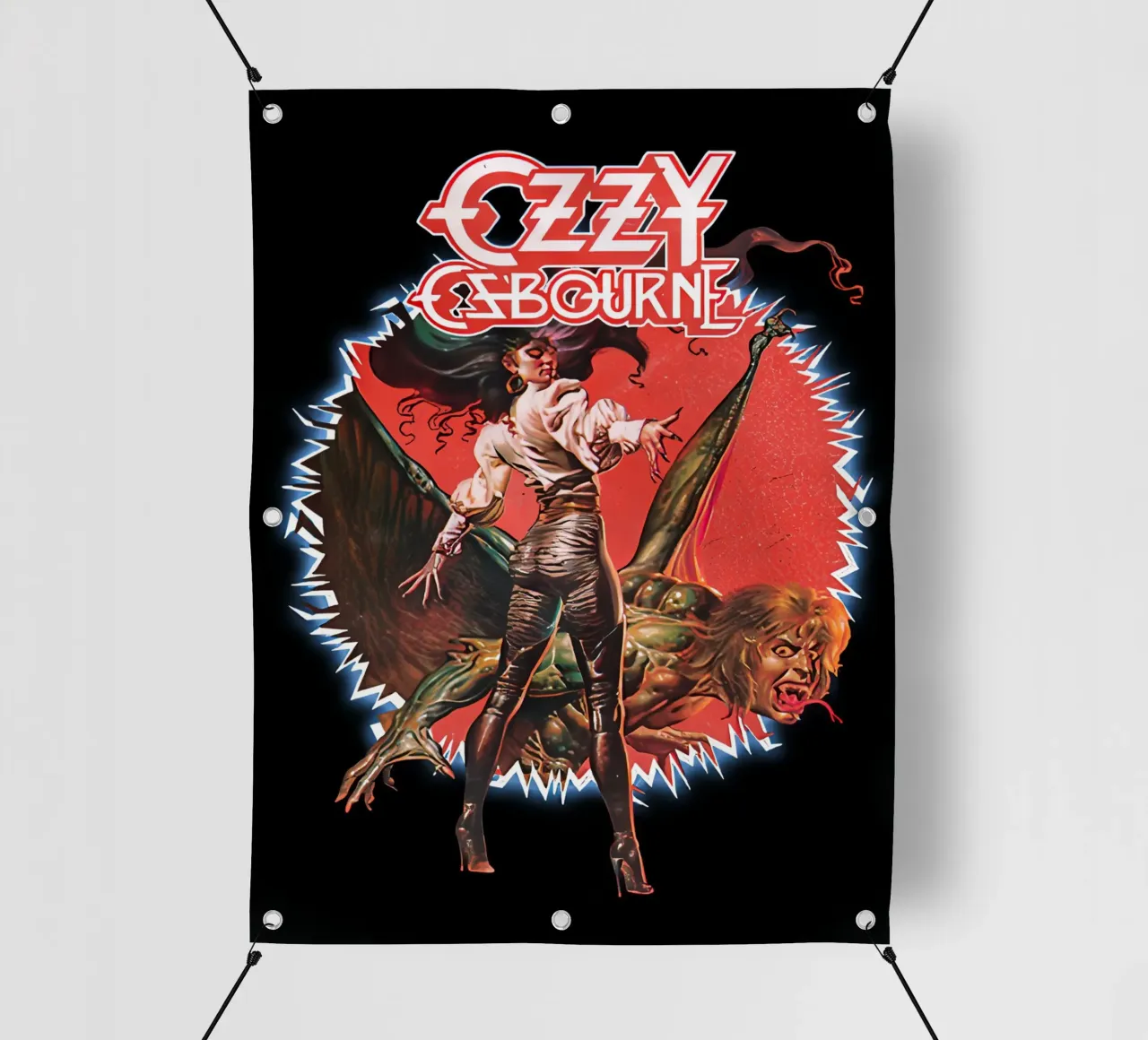Ozzy Osbourne telo in pvc da rock music
