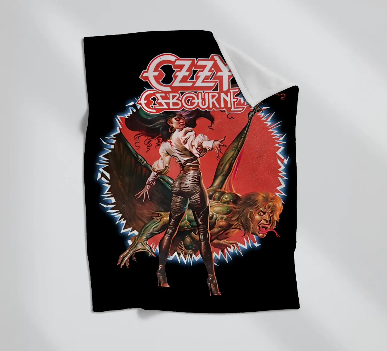 Ozzy Osbourne coperta in pile da rock music