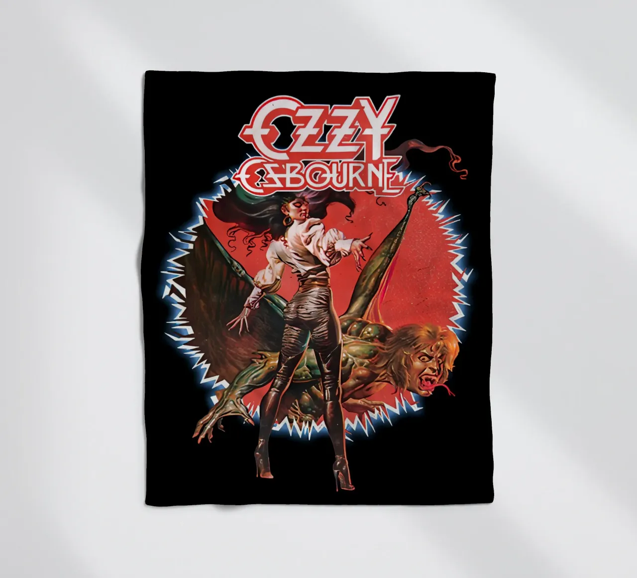 Ozzy Osbourne coperta in pile da rock music