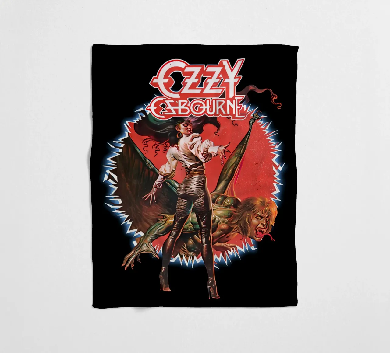 Ozzy Osbourne coperta in pile da rock music