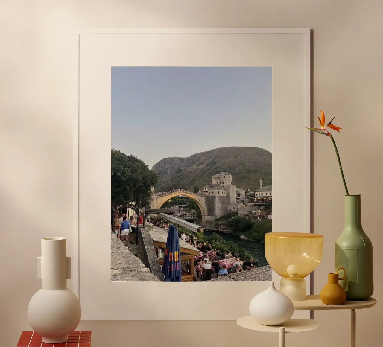 Mostar Old Bridge poster da Tonki