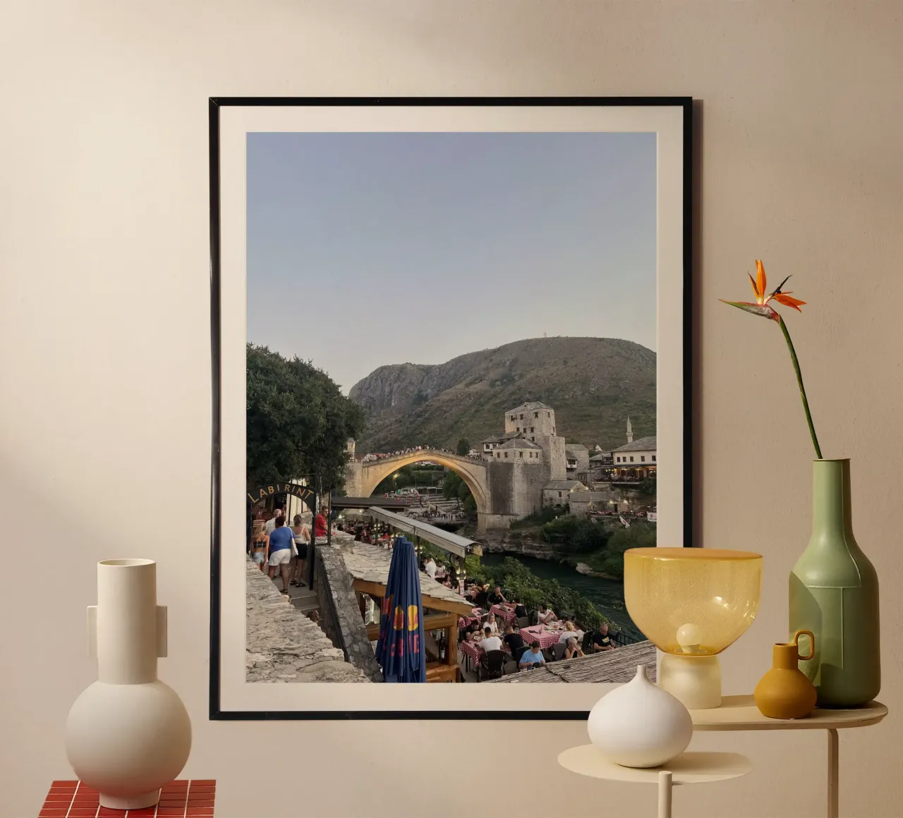 Mostar Old Bridge poster da Tonki