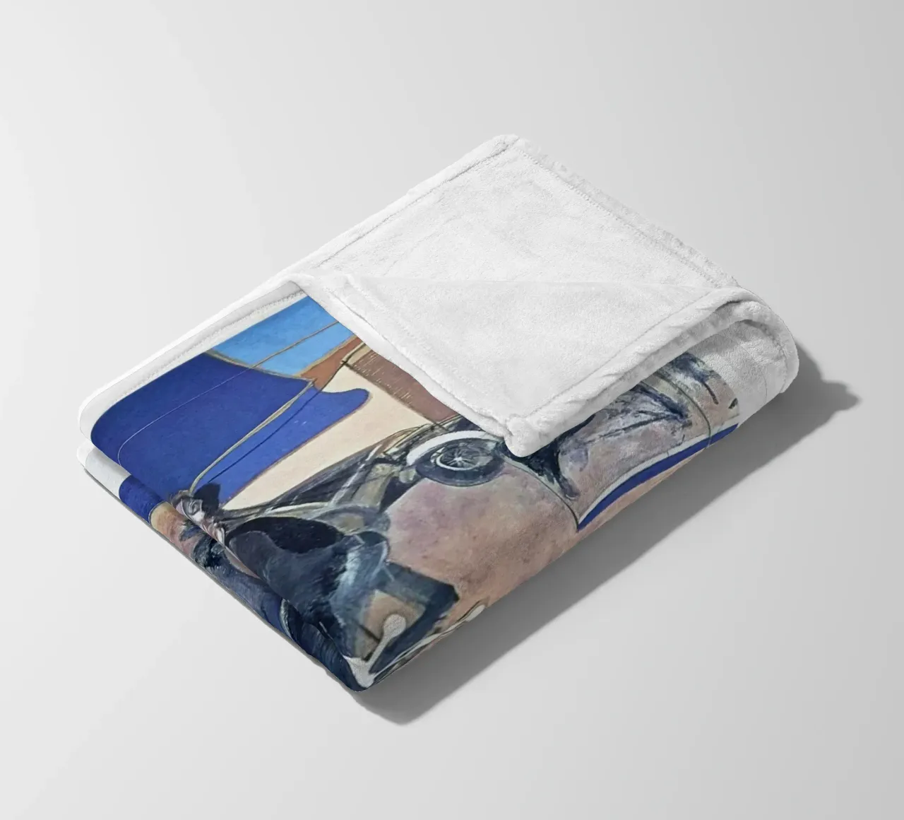 Ritratto Isabel Hawsthorne 2003 coperta in pile da Collins Shop