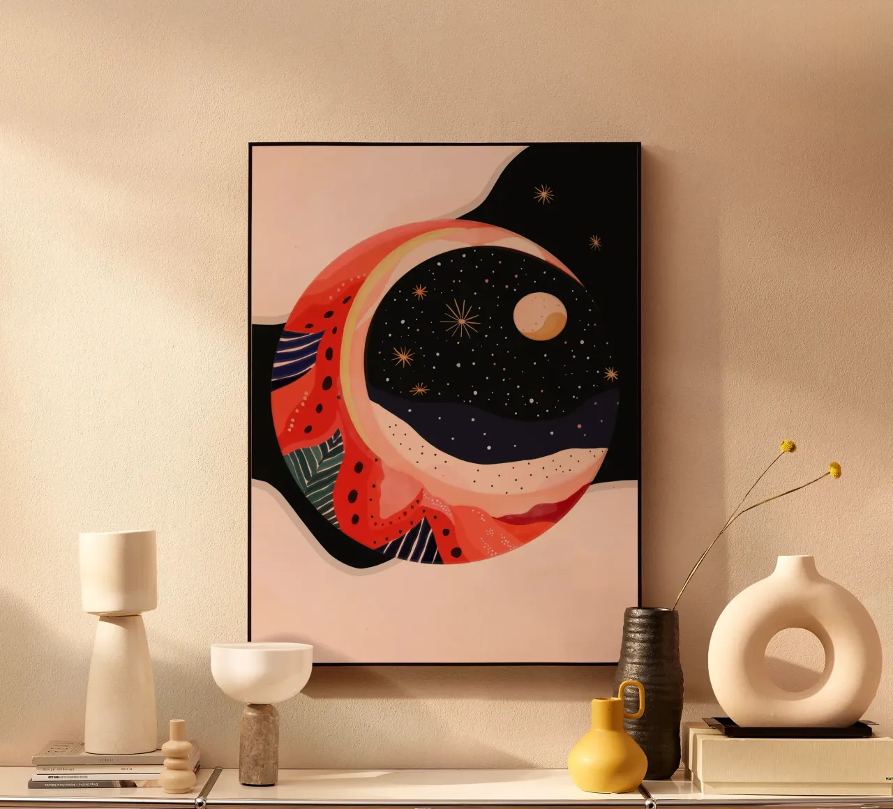 Mystic Moon II acrylic glass by ArtsySesta