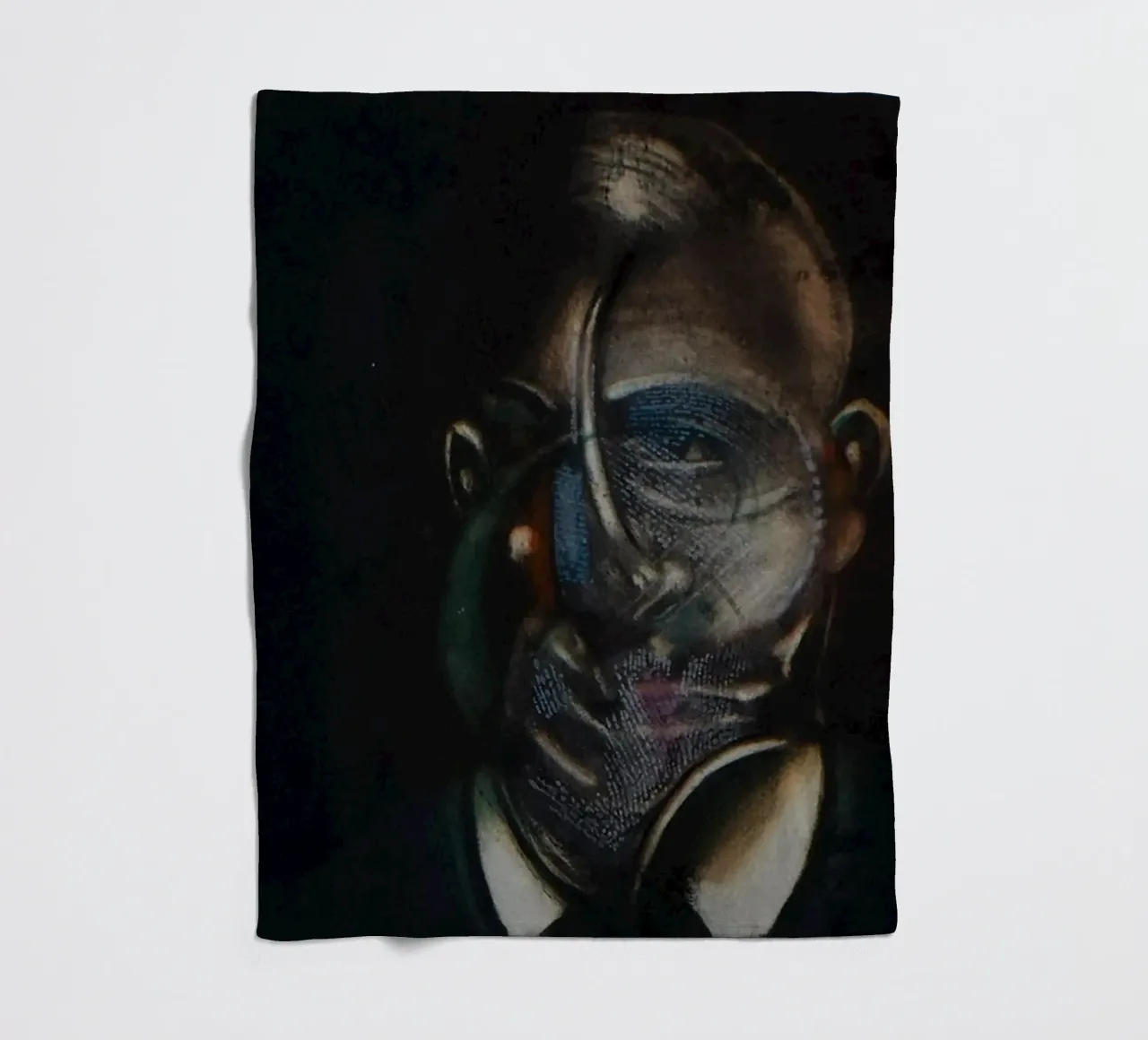 Ritratto di Michel Leiris coperta in pile da Collins Shop