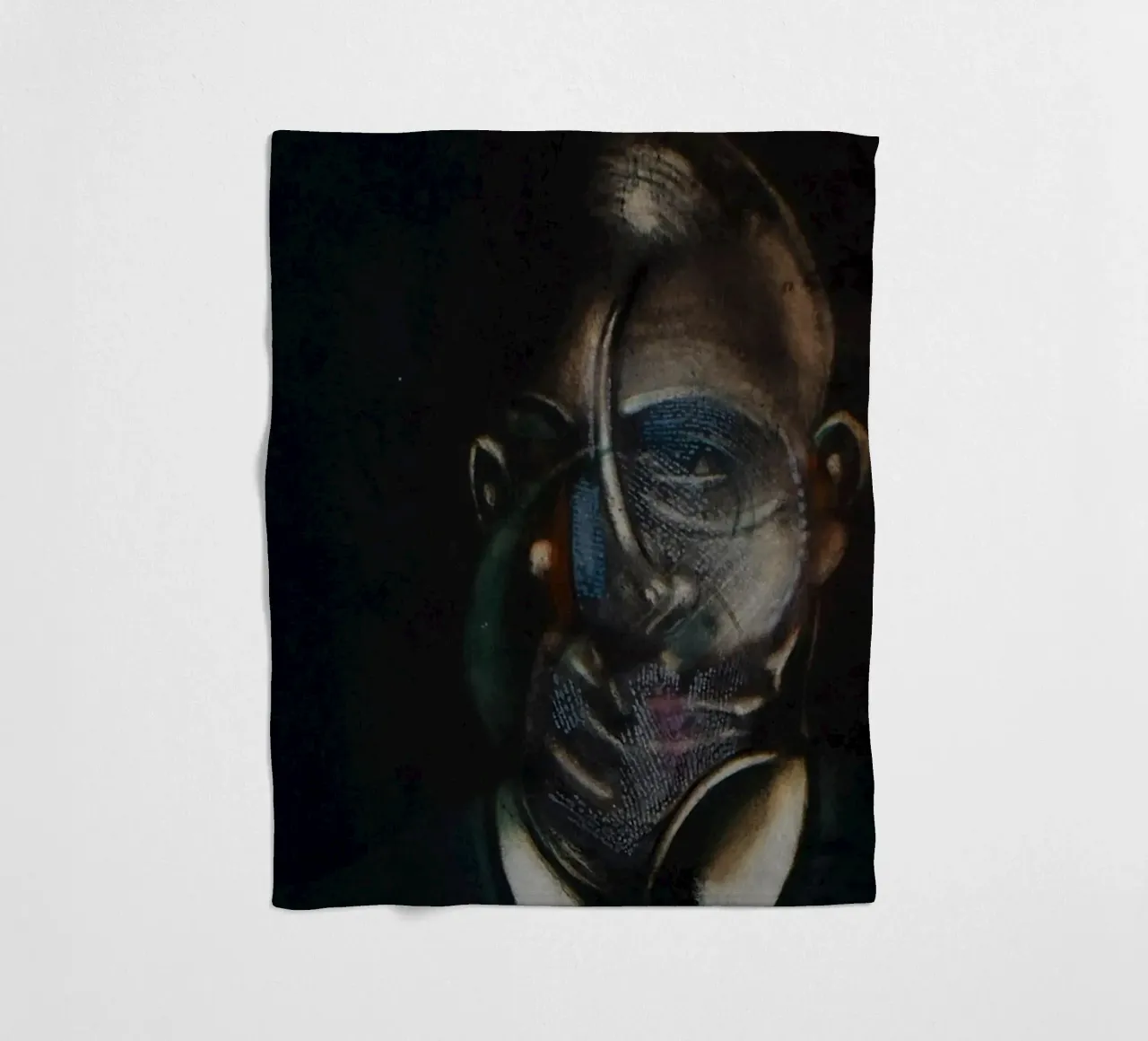 Ritratto di Michel Leiris coperta in pile da Collins Shop