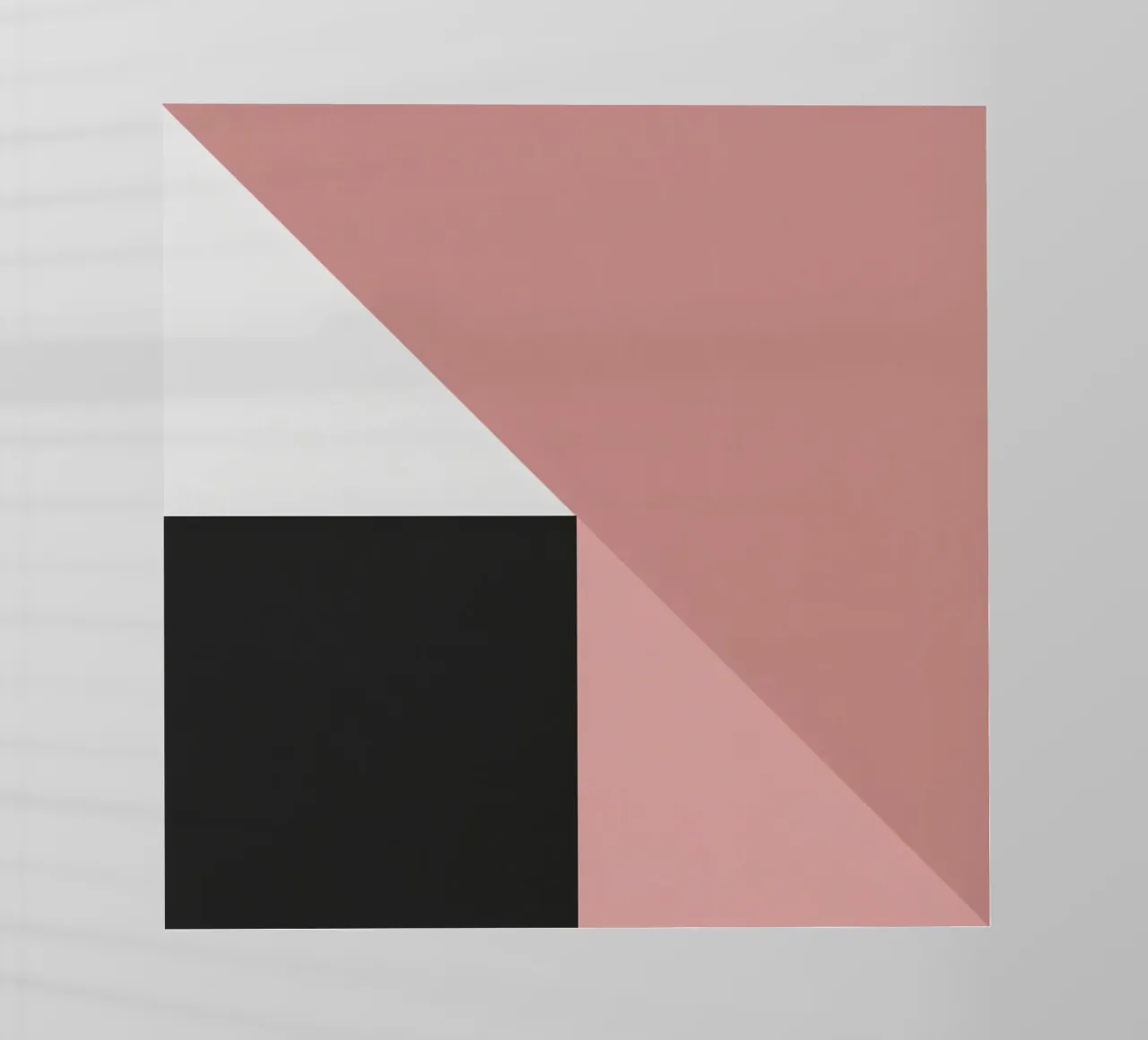 Forme geometriche in rosa, bianco e nero pellicola backlit da DesignDoodle