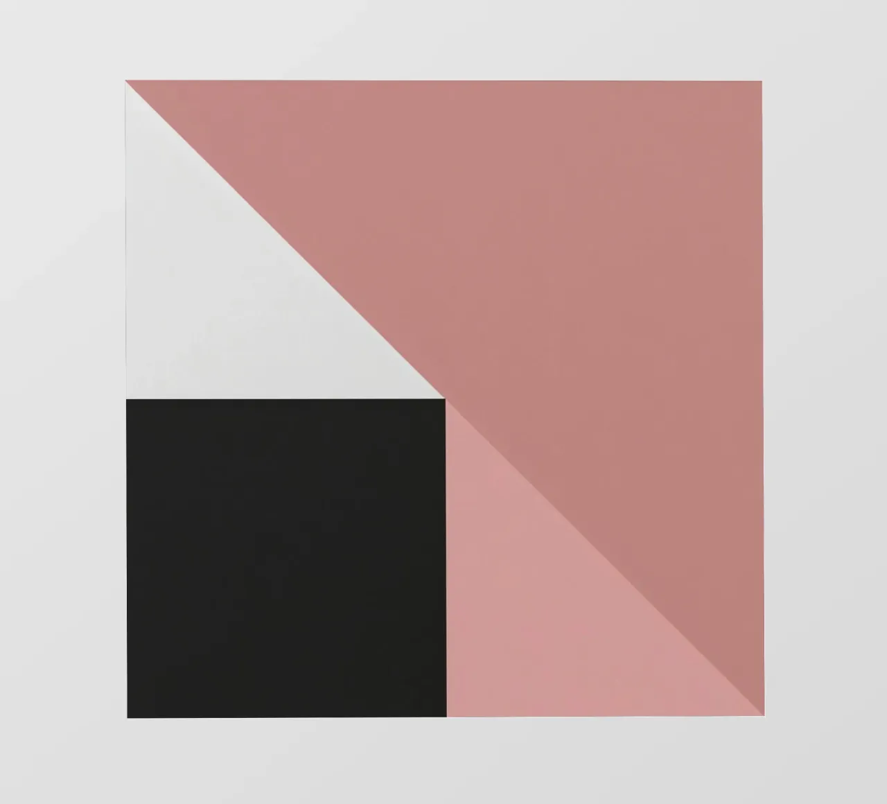 Forme geometriche in rosa, bianco e nero pellicola backlit da DesignDoodle