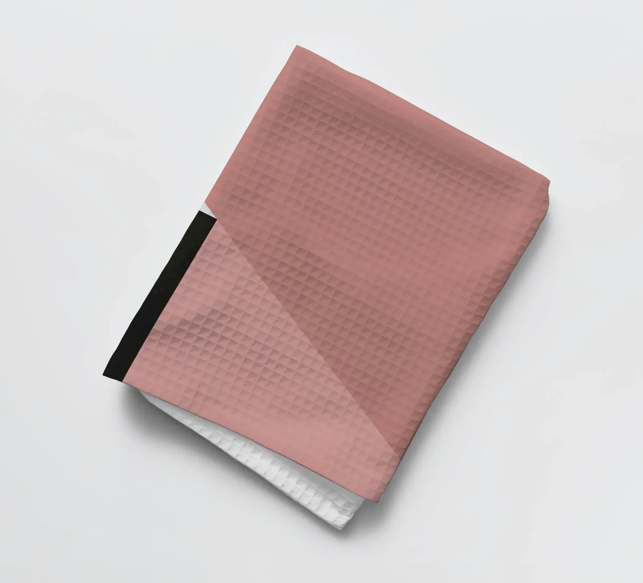 Forme geometriche in rosa, bianco e nero canovaccio da cucina da DesignDoodle