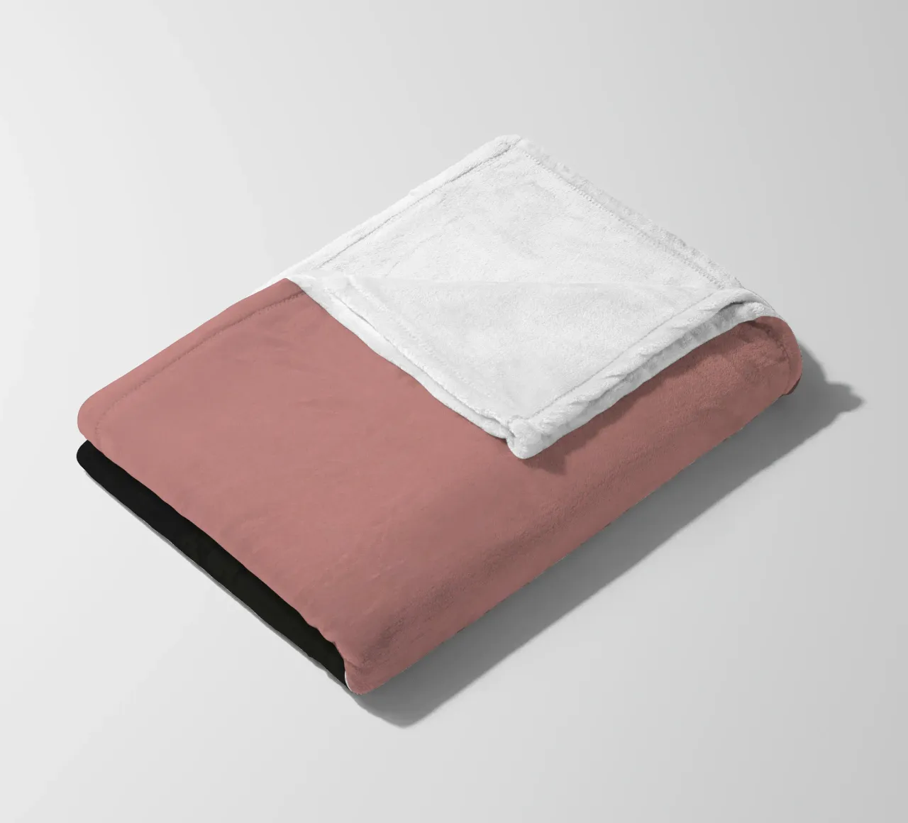 Forme geometriche in rosa, bianco e nero coperta in pile da DesignDoodle