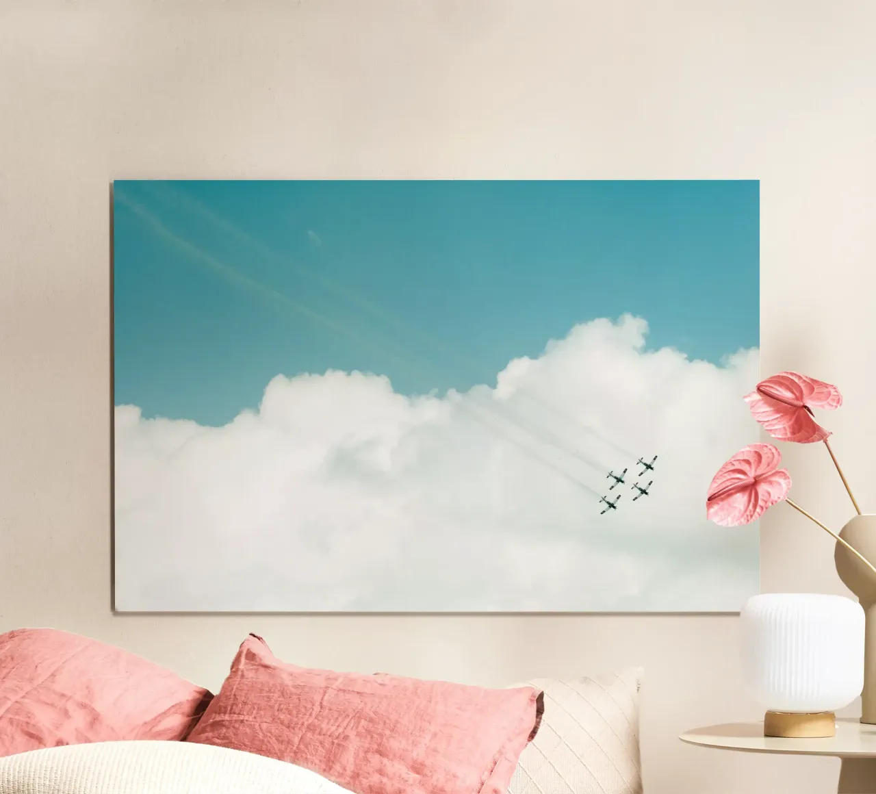 Spettacolo aereo III poster con telaio in plastica da Tal Paz-Fridman