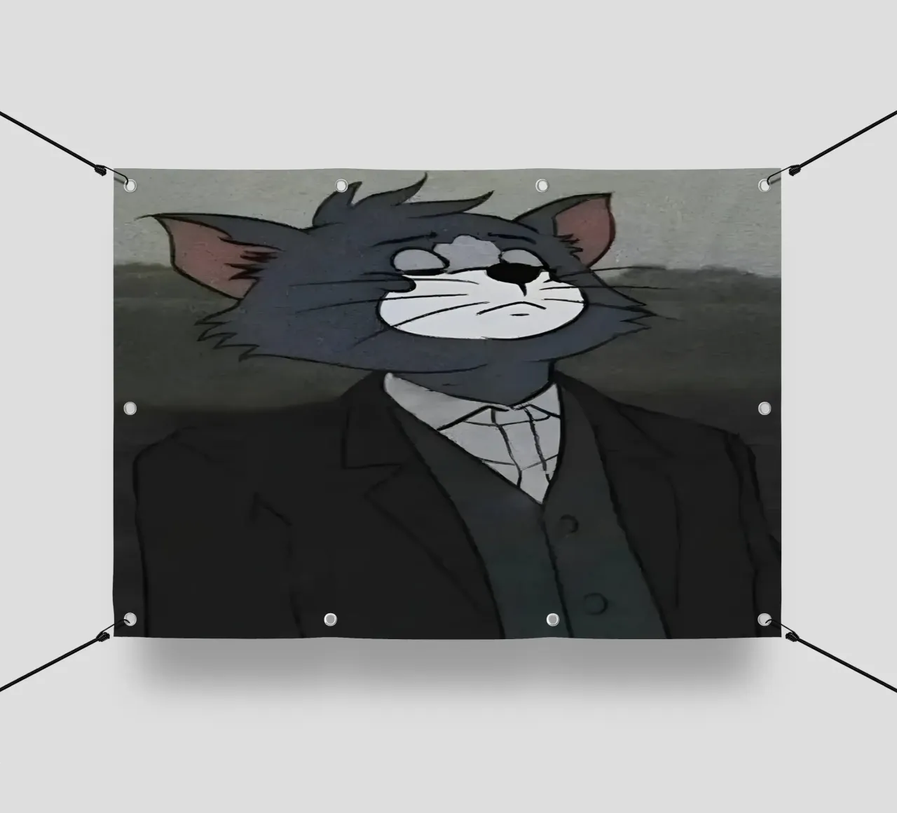 Tim sad expression telo in pvc da Low poly art