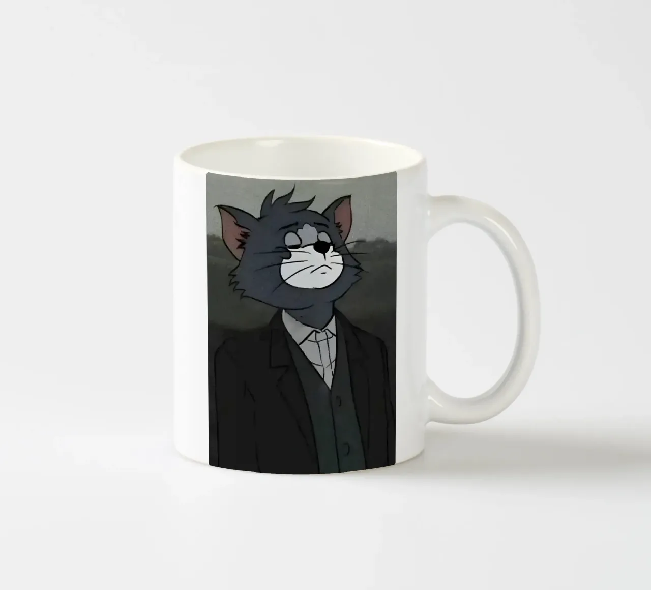 Tim sad expression tazza in ceramica da Low poly art