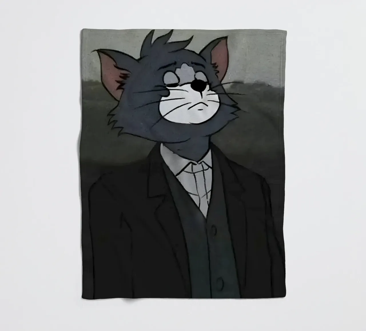 Tim sad expression coperta in pile da Low poly art