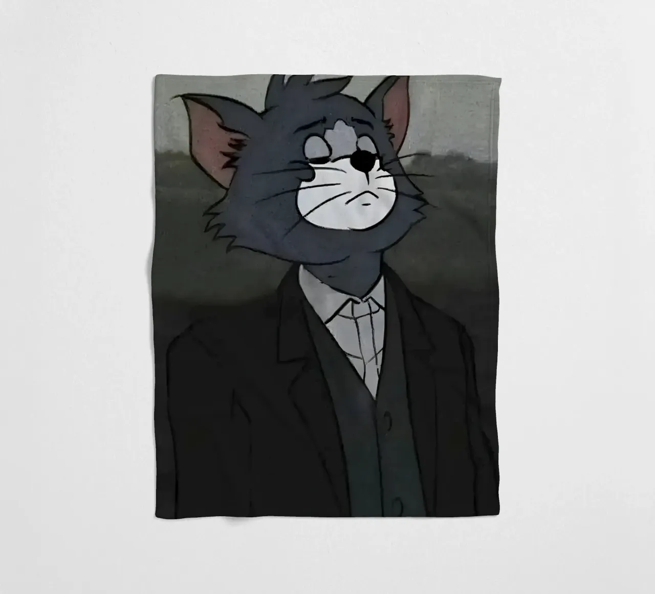 Tim sad expression coperta in pile da Low poly art