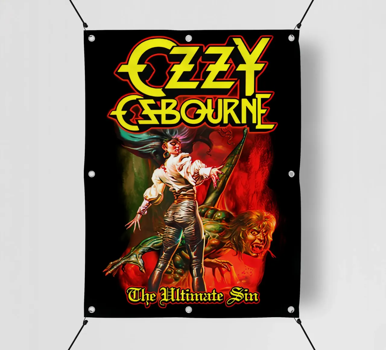 Ozzy Osbourne telo in pvc da rock music