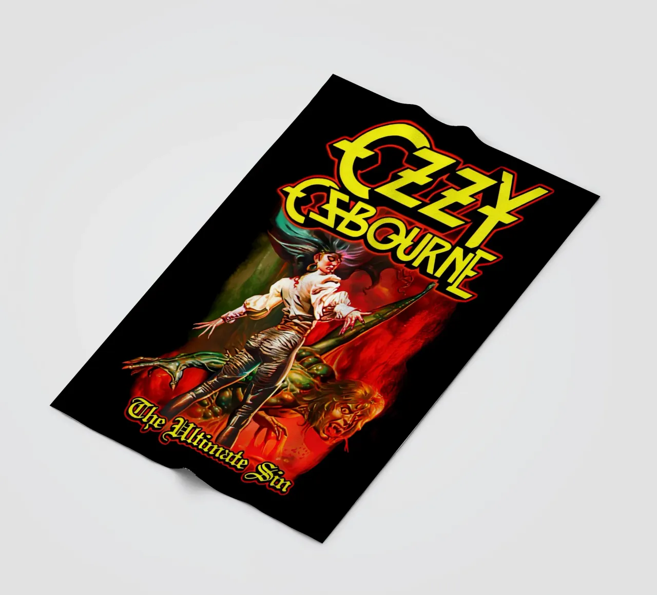 Ozzy Osbourne coperta in pile da rock music