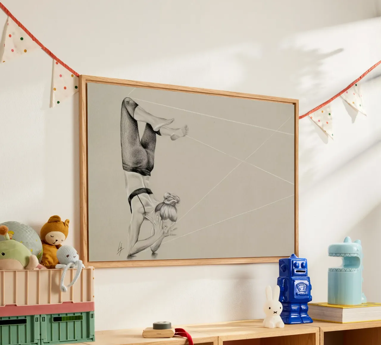 Yoga 2 plexiglass da Libby Watkins