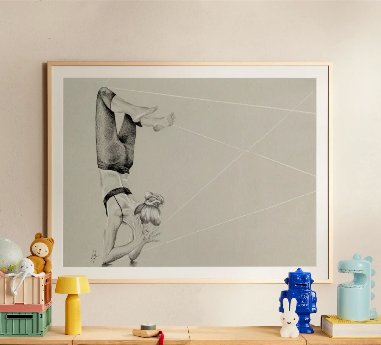 Yoga 2 poster by Libby Watkins