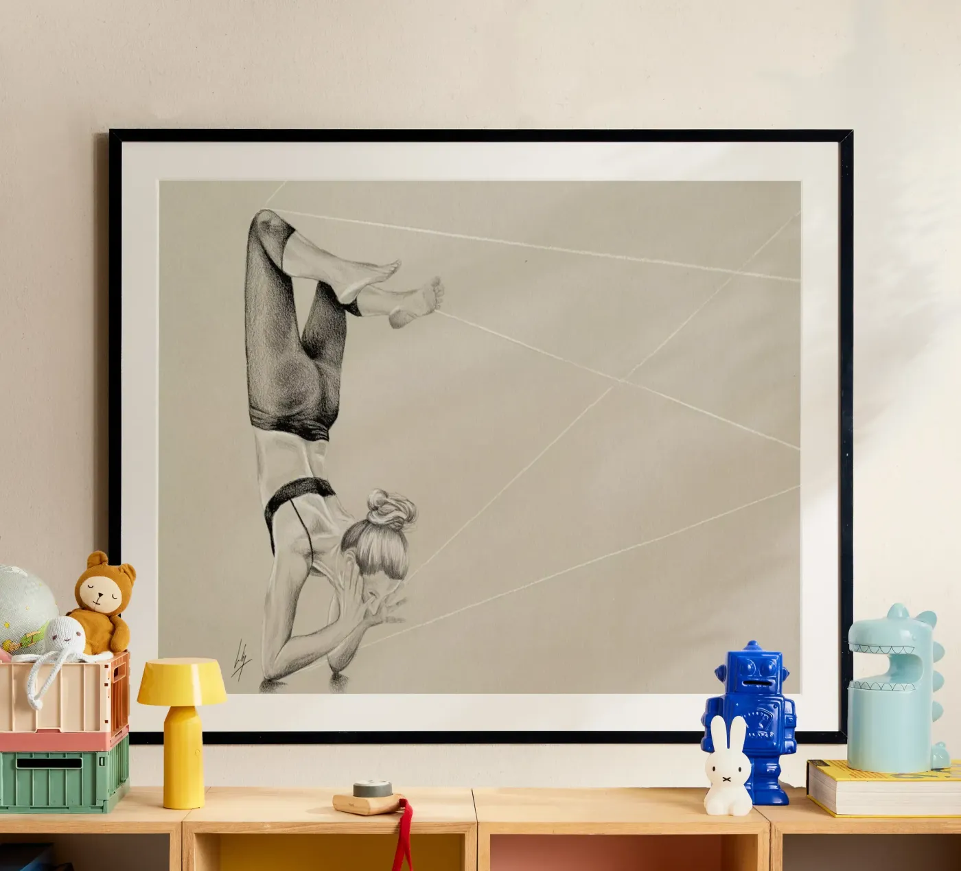 Yoga 2 poster by Libby Watkins