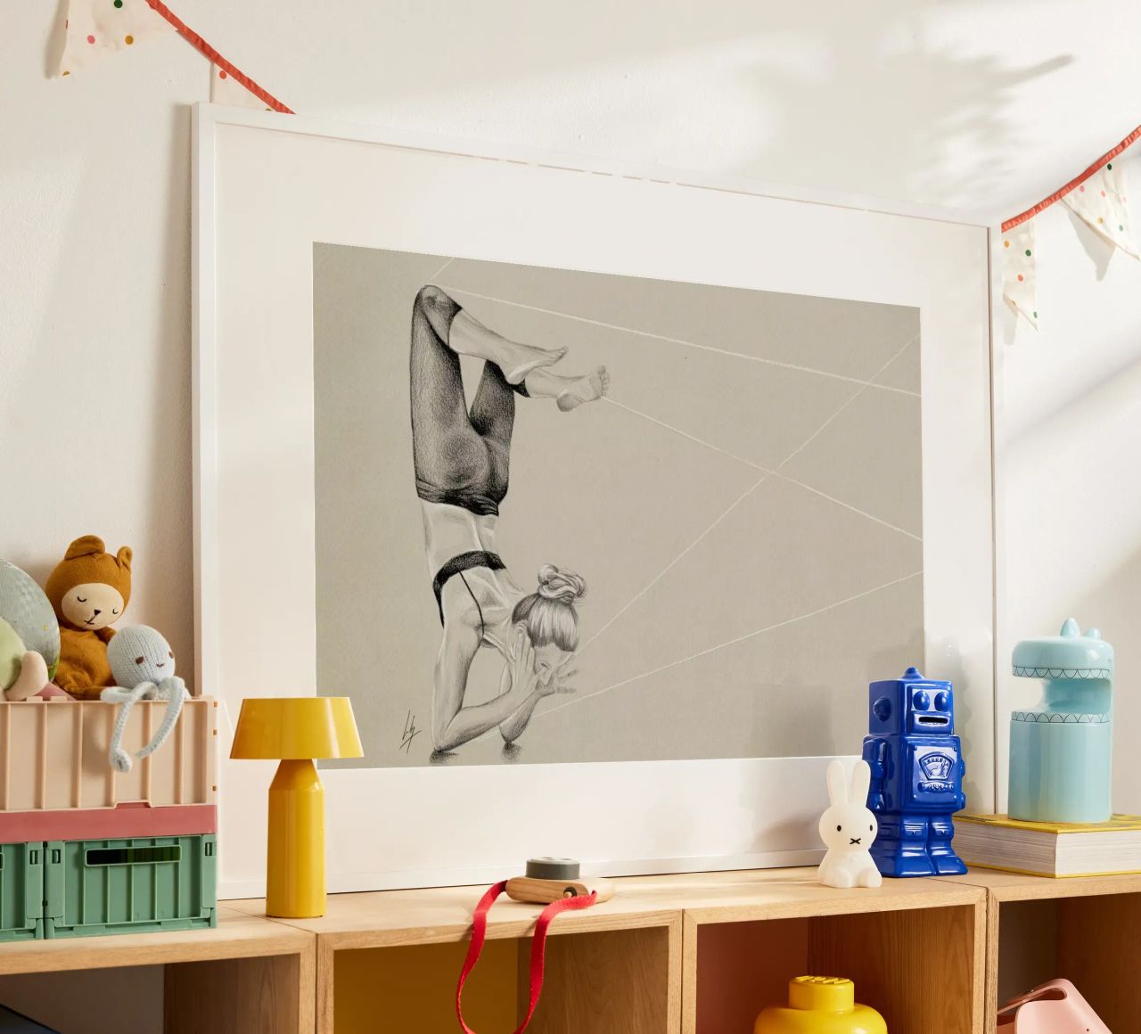 Yoga 2 poster by Libby Watkins