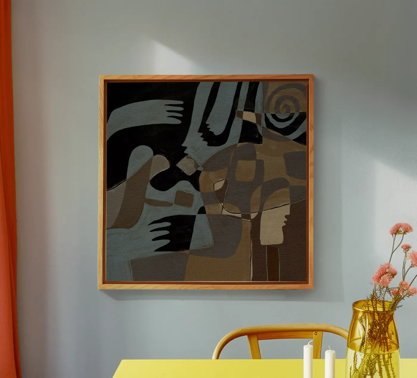 Essence 4 acryl van Shatha Al Dafai