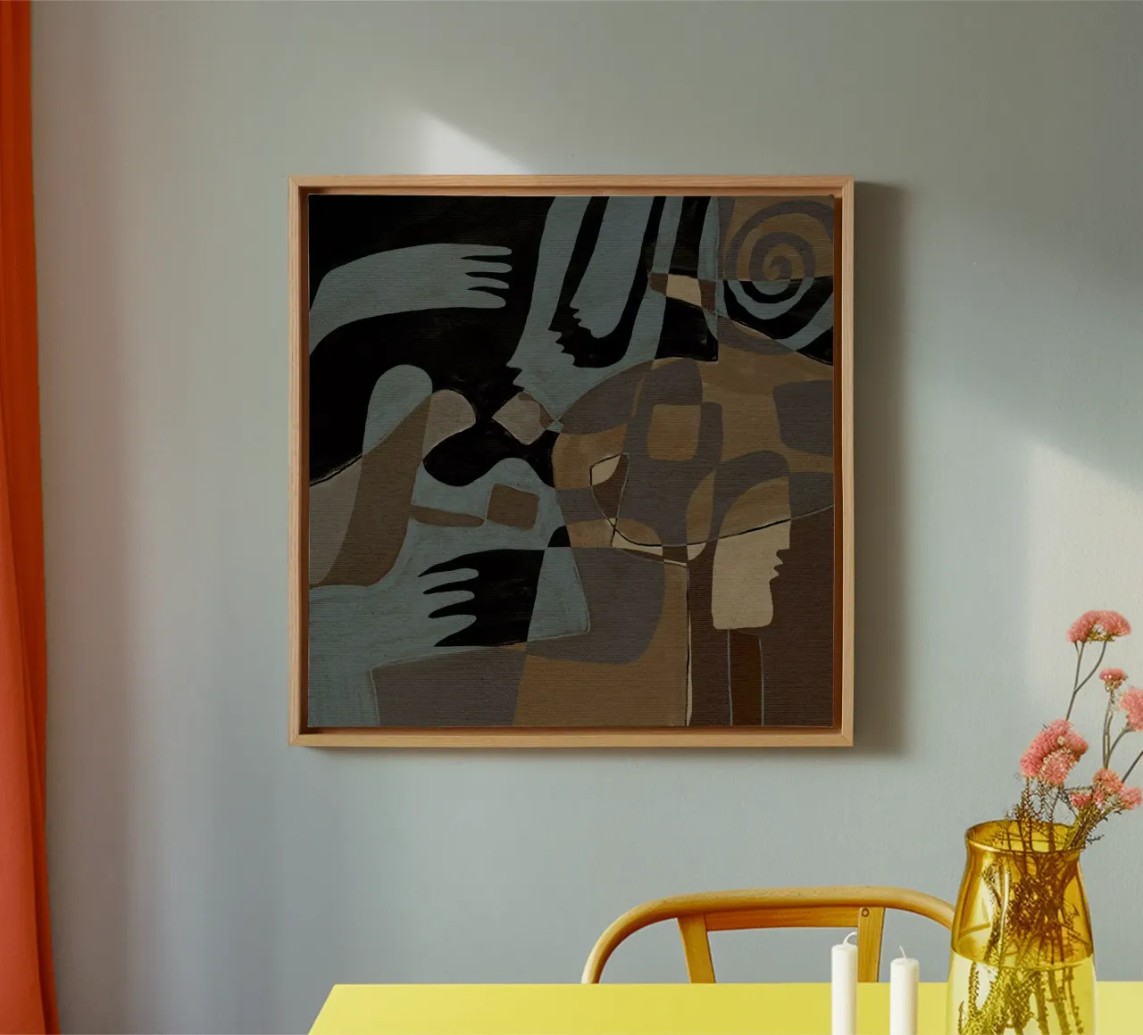 Essence 4 canvas by Shatha Al Dafai