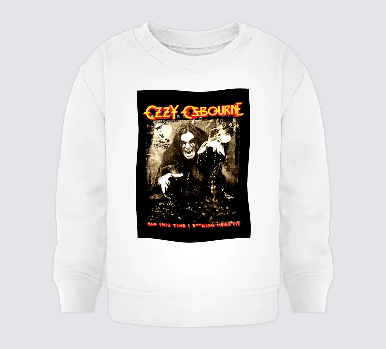 ozzy osbourne felpa neonato da rock music