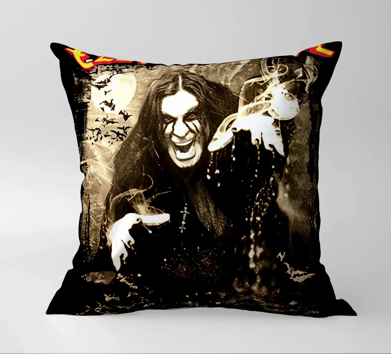 ozzy osbourne cuscino da rock music