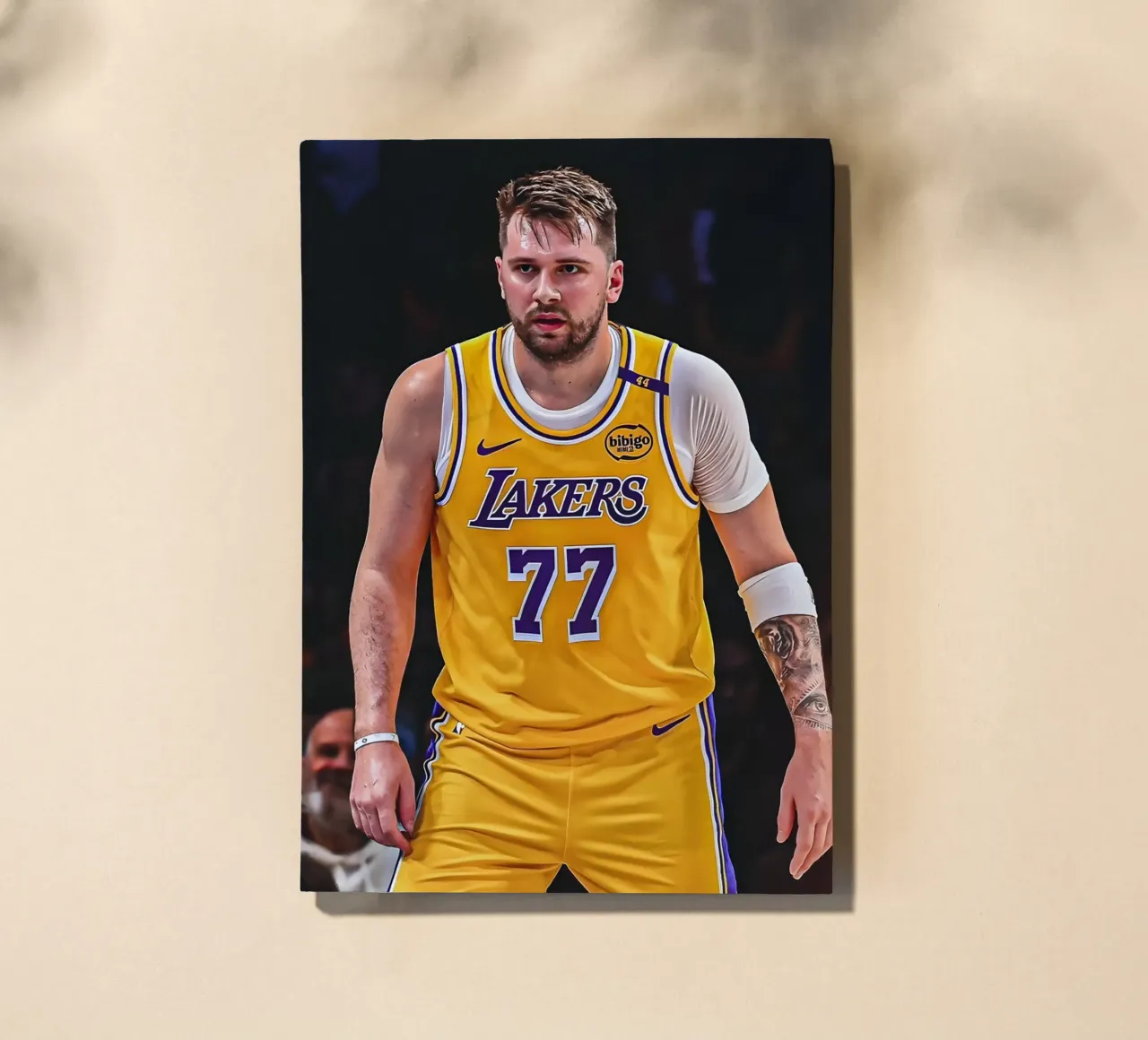 Luka Dončić notebook by Low poly art
