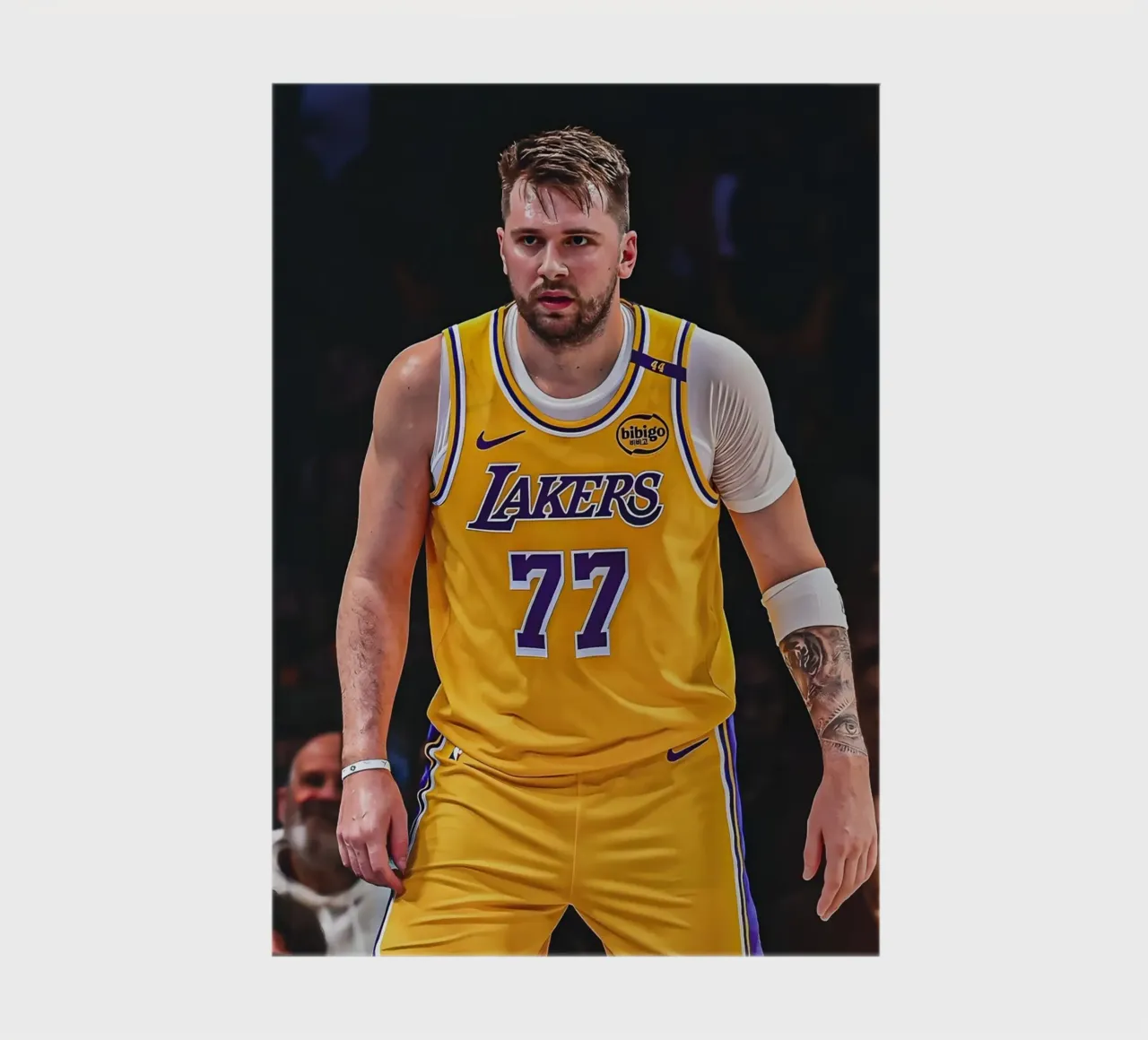 Luka Dončić notebook by Low poly art