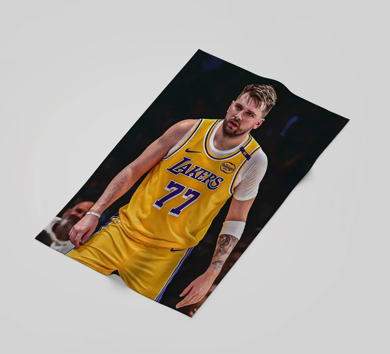 Luka Dončić telo mare da Low poly art