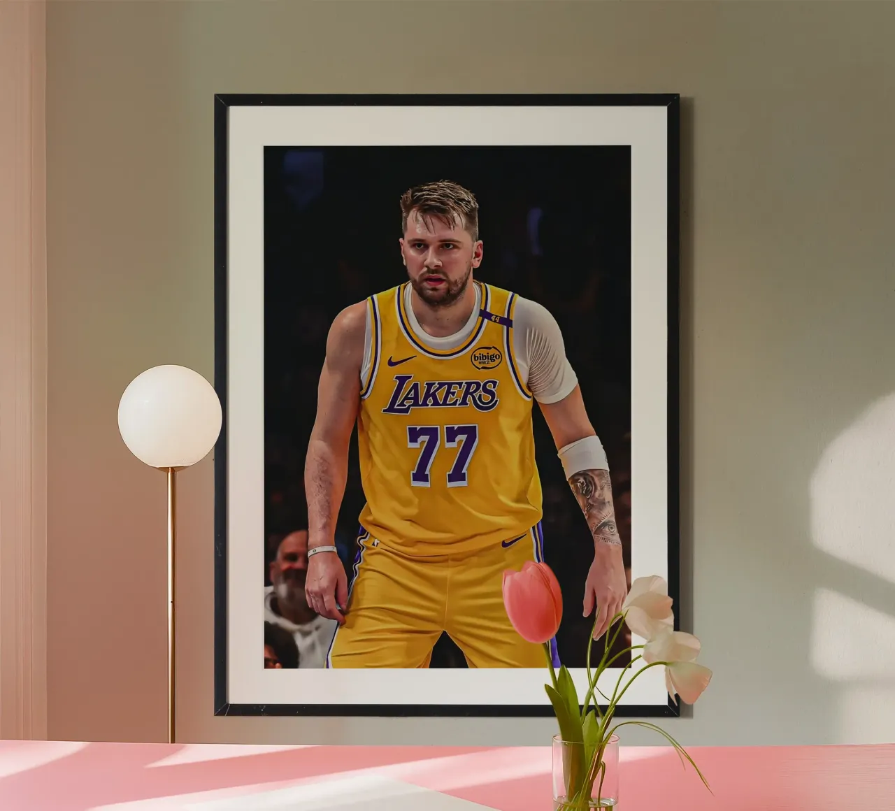Luka Dončić poster da Low poly art