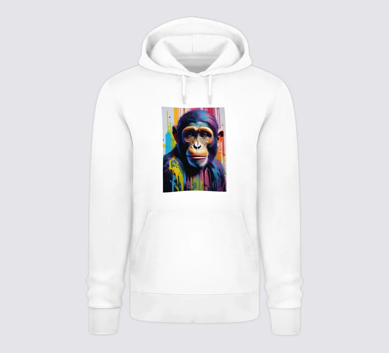 Monkey graffiti art felpa con cappuccio da MakArena