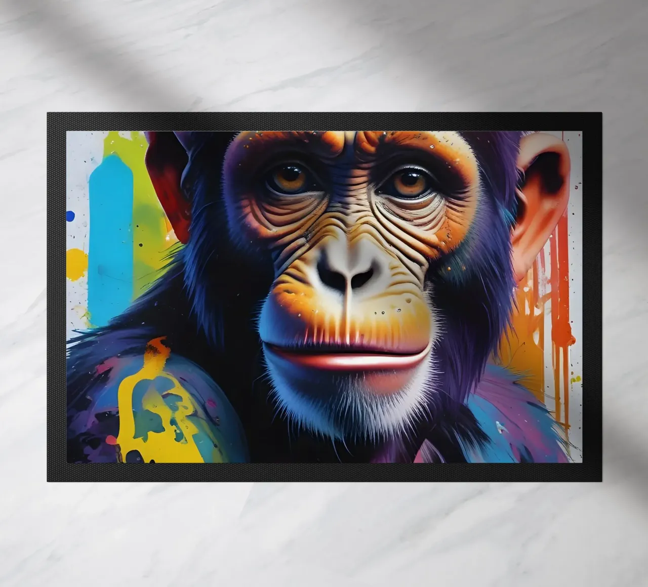 Monkey graffiti art zerbino da MakArena