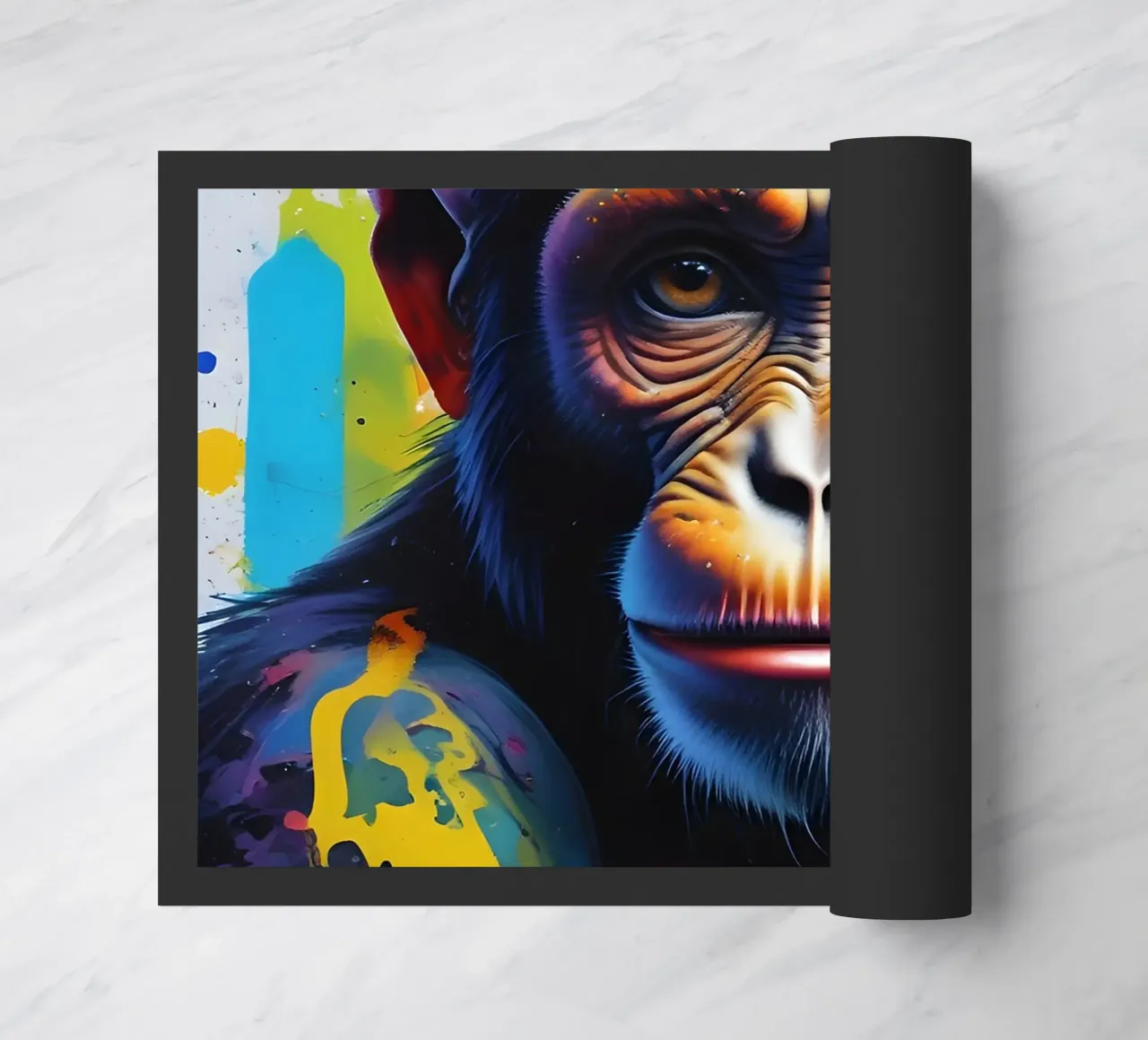 Monkey graffiti art zerbino da MakArena
