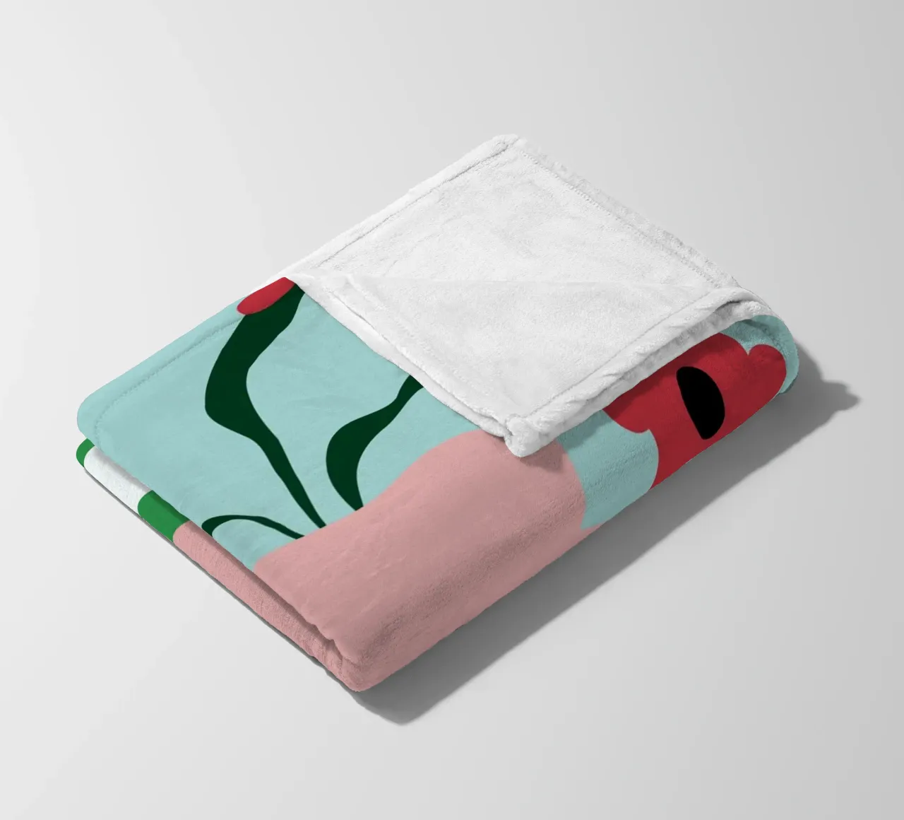 Fiori su argilla coperta in pile da Miho Art Studio