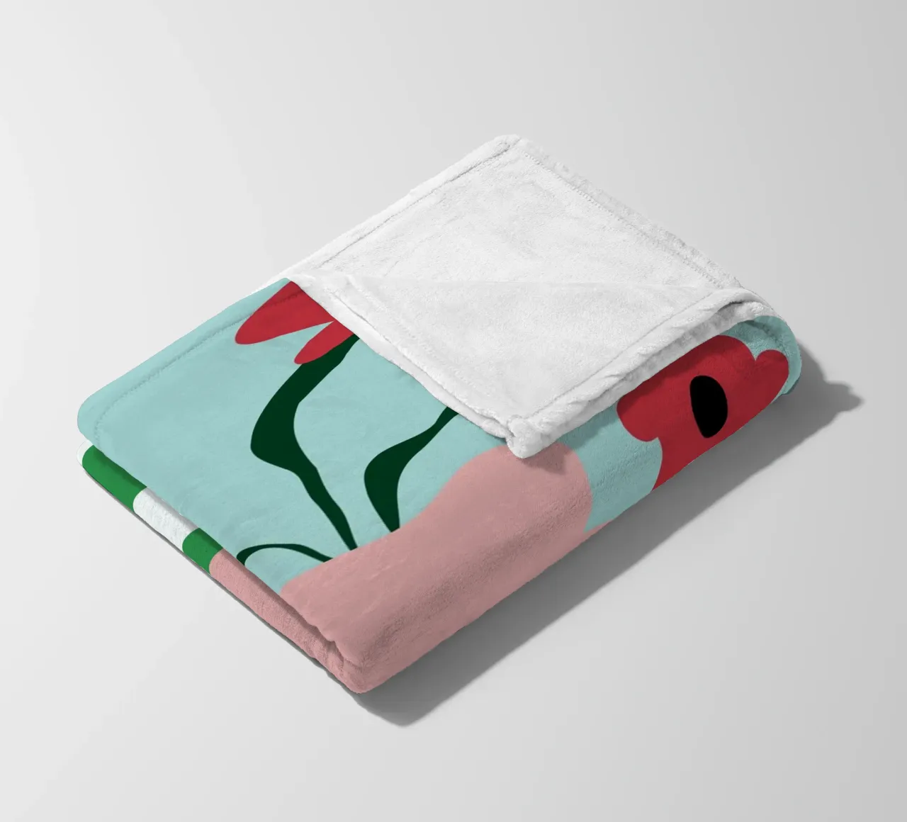 Fiori su argilla coperta in pile da Miho Art Studio