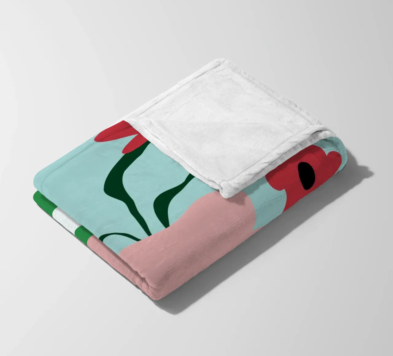 Fiori su argilla coperta in pile da Miho Art Studio