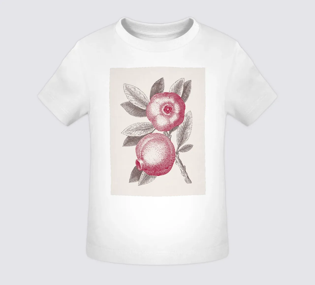 Pomegranate Sketch no. 3 maglietta neonato da apoloprints
