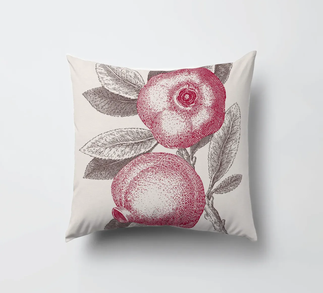 Pomegranate Sketch no. 3 cuscino da apoloprints