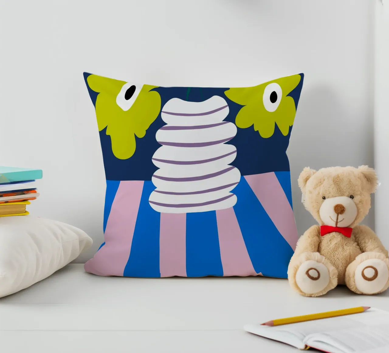 Argilla per l'esplosione dei colori cuscino da Miho Art Studio