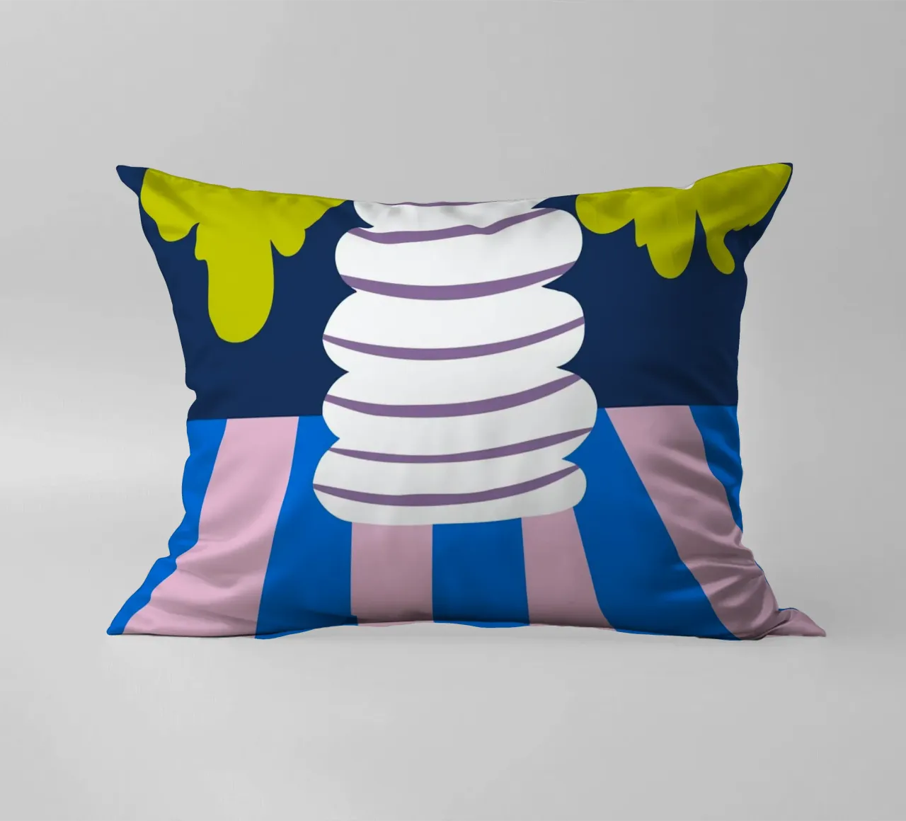 Argilla per l'esplosione dei colori cuscino da Miho Art Studio