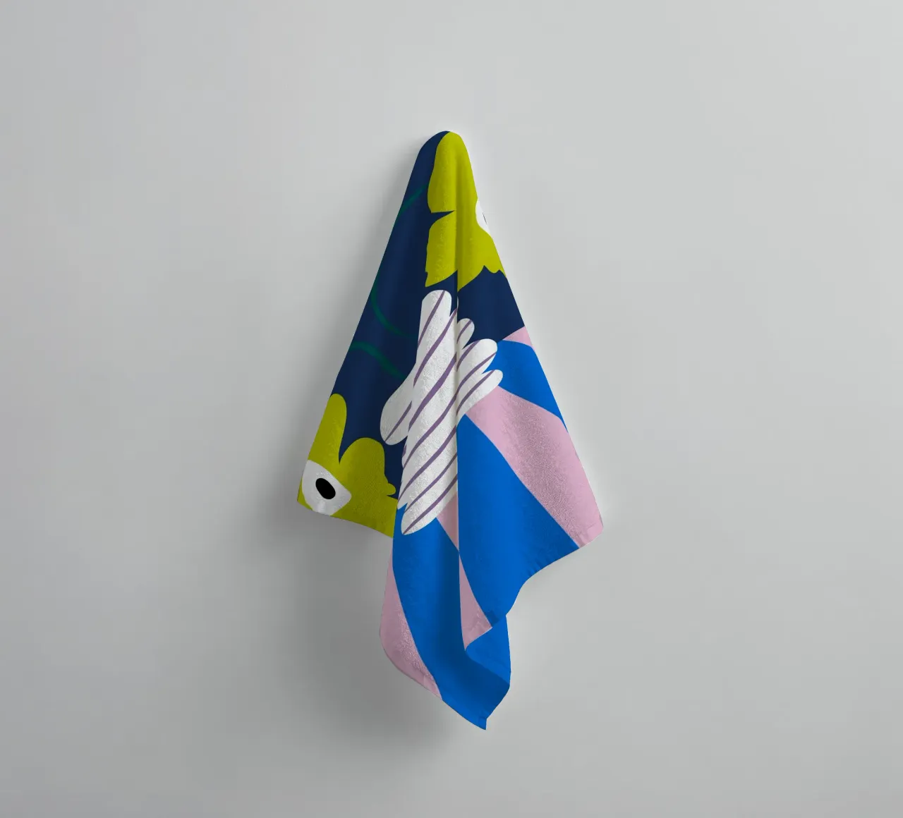 Argilla per l'esplosione dei colori asciugamano da bagno da Miho Art Studio