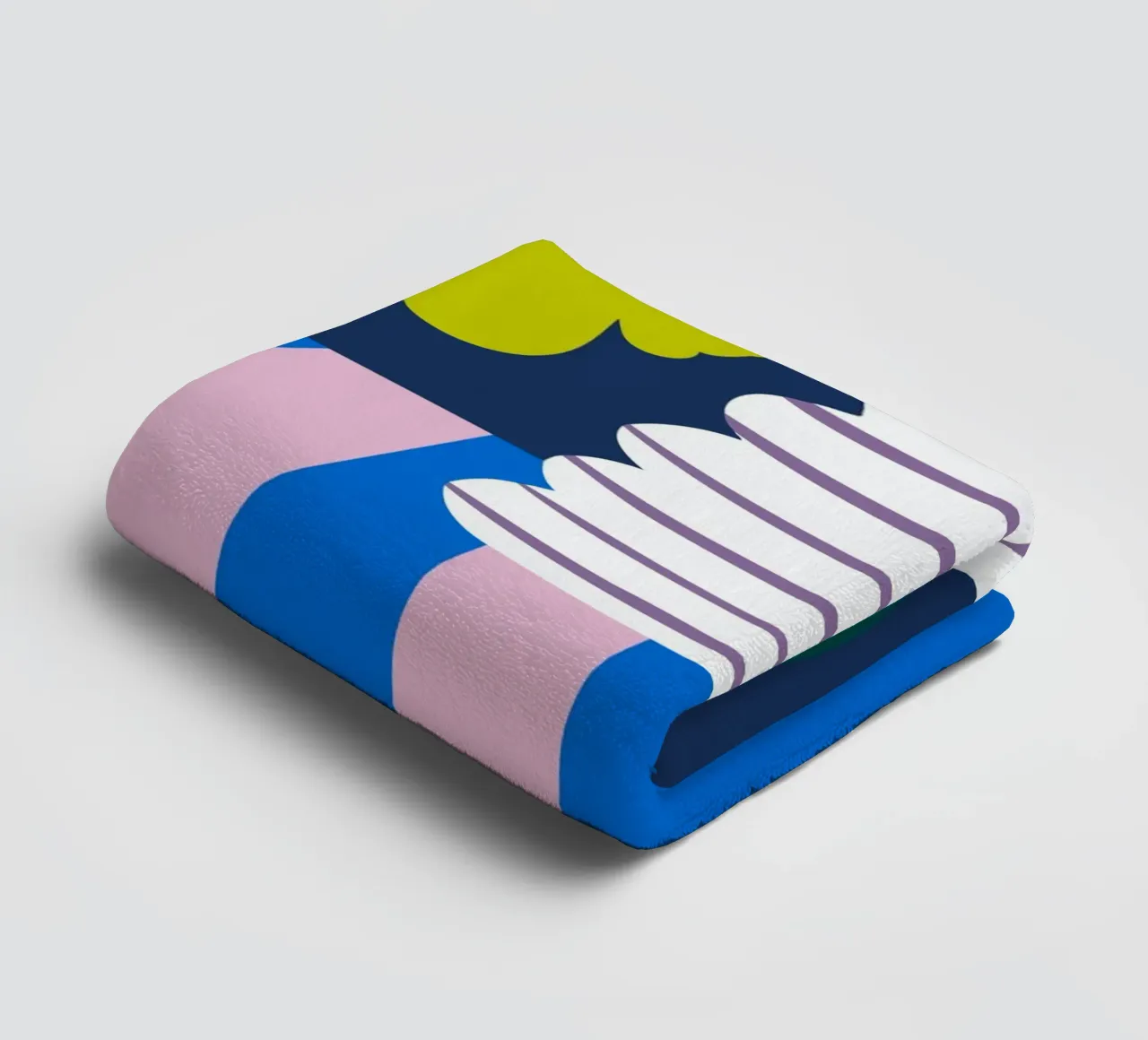 Argilla per l'esplosione dei colori asciugamano da bagno da Miho Art Studio