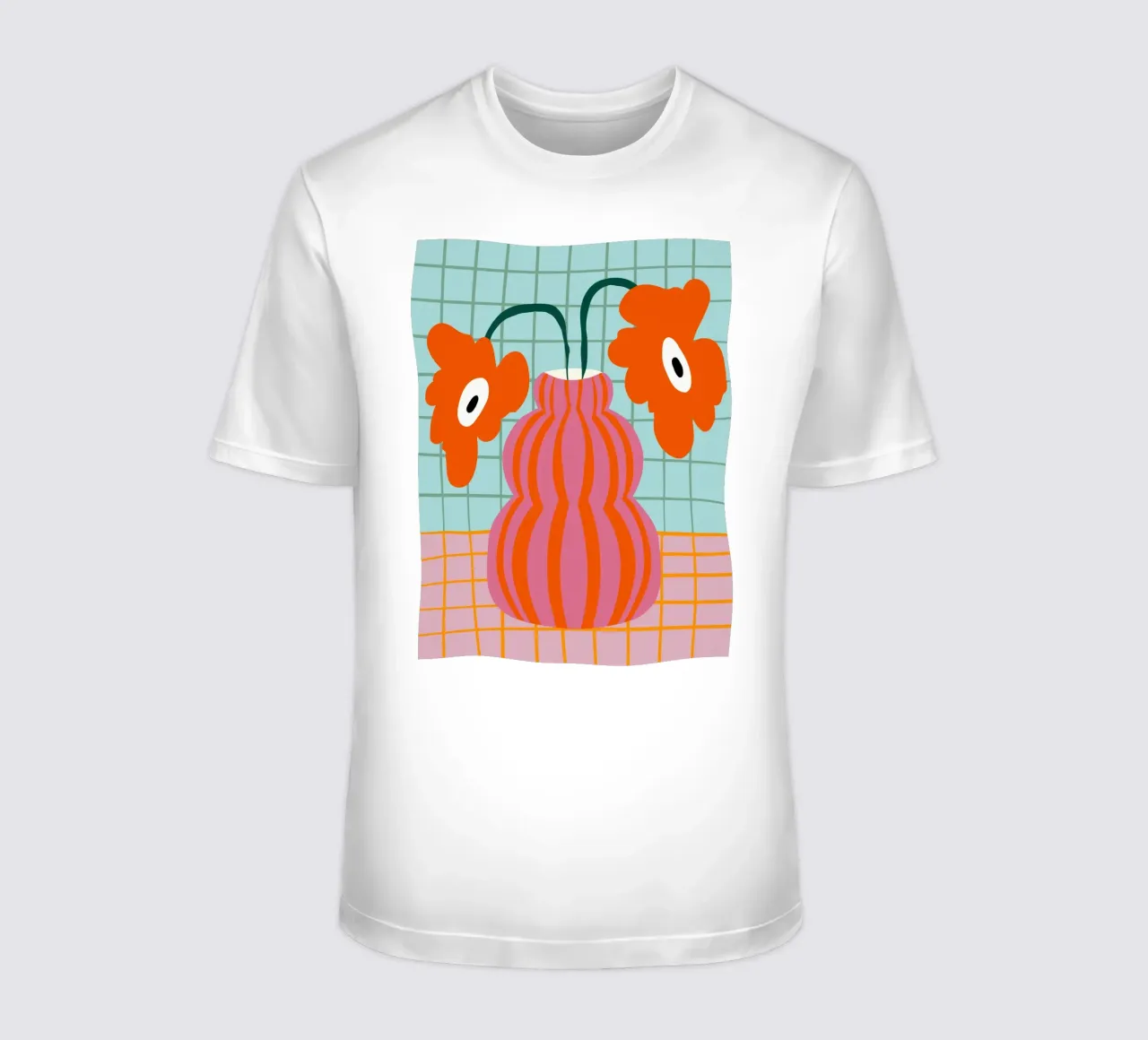 Fioriture colorate in argilla t-shirt da Miho Art Studio