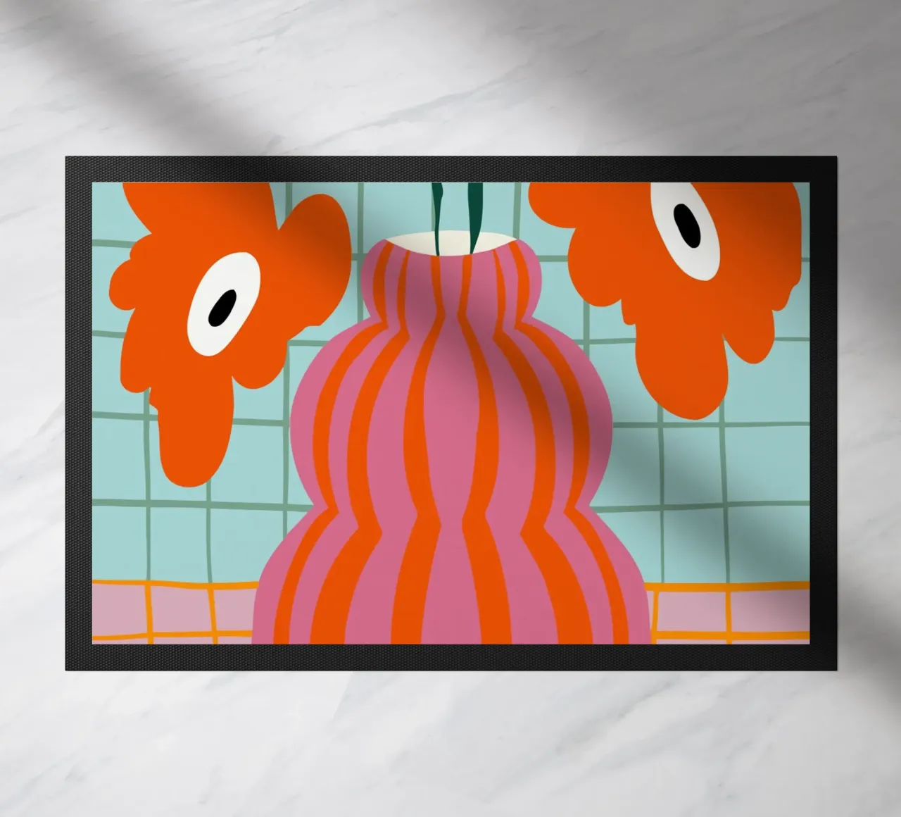 Fioriture colorate in argilla zerbino da Miho Art Studio