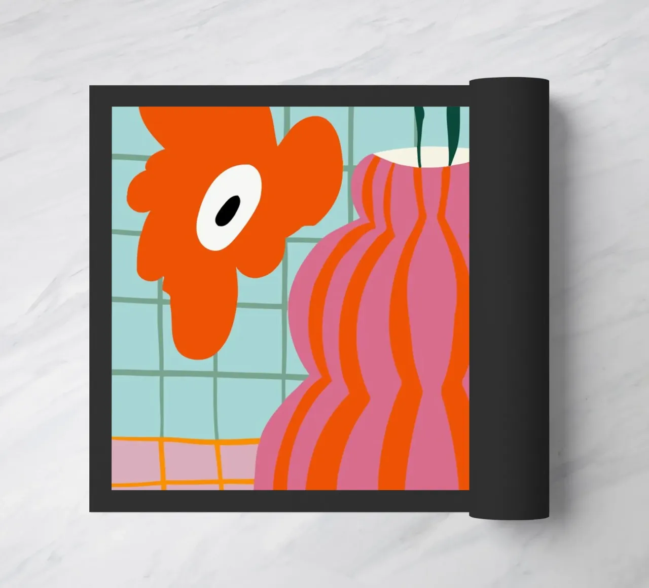 Fioriture colorate in argilla zerbino da Miho Art Studio